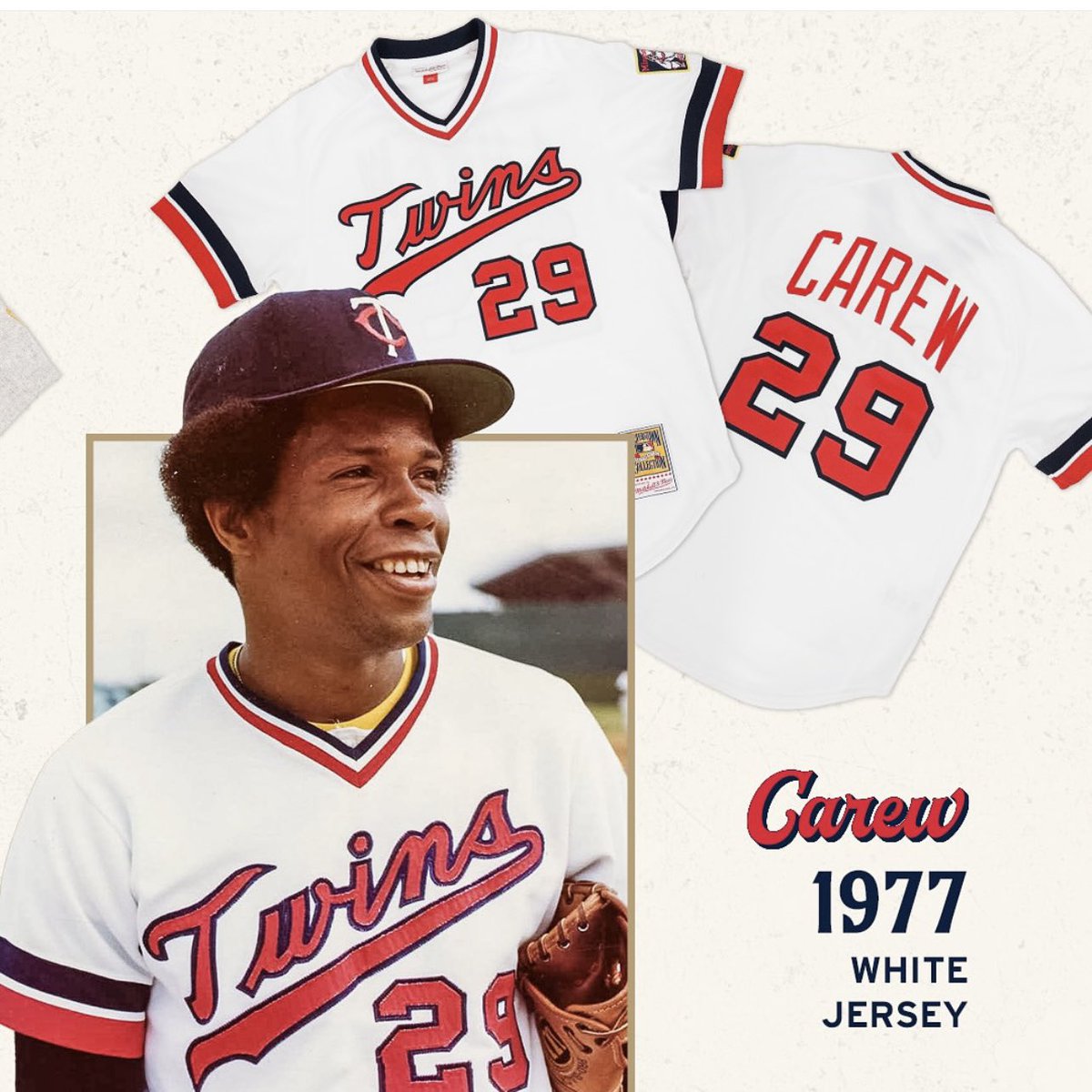 Our Inspired by the Past Collection is live. We brought back a variety of authentic jerseys to honor @twins history and monumental players in our organization. 

A few of these include the Killebrew and Oliva 1969 wool jersey, and the Hrbek and Puckett 1991 World Series jersey.