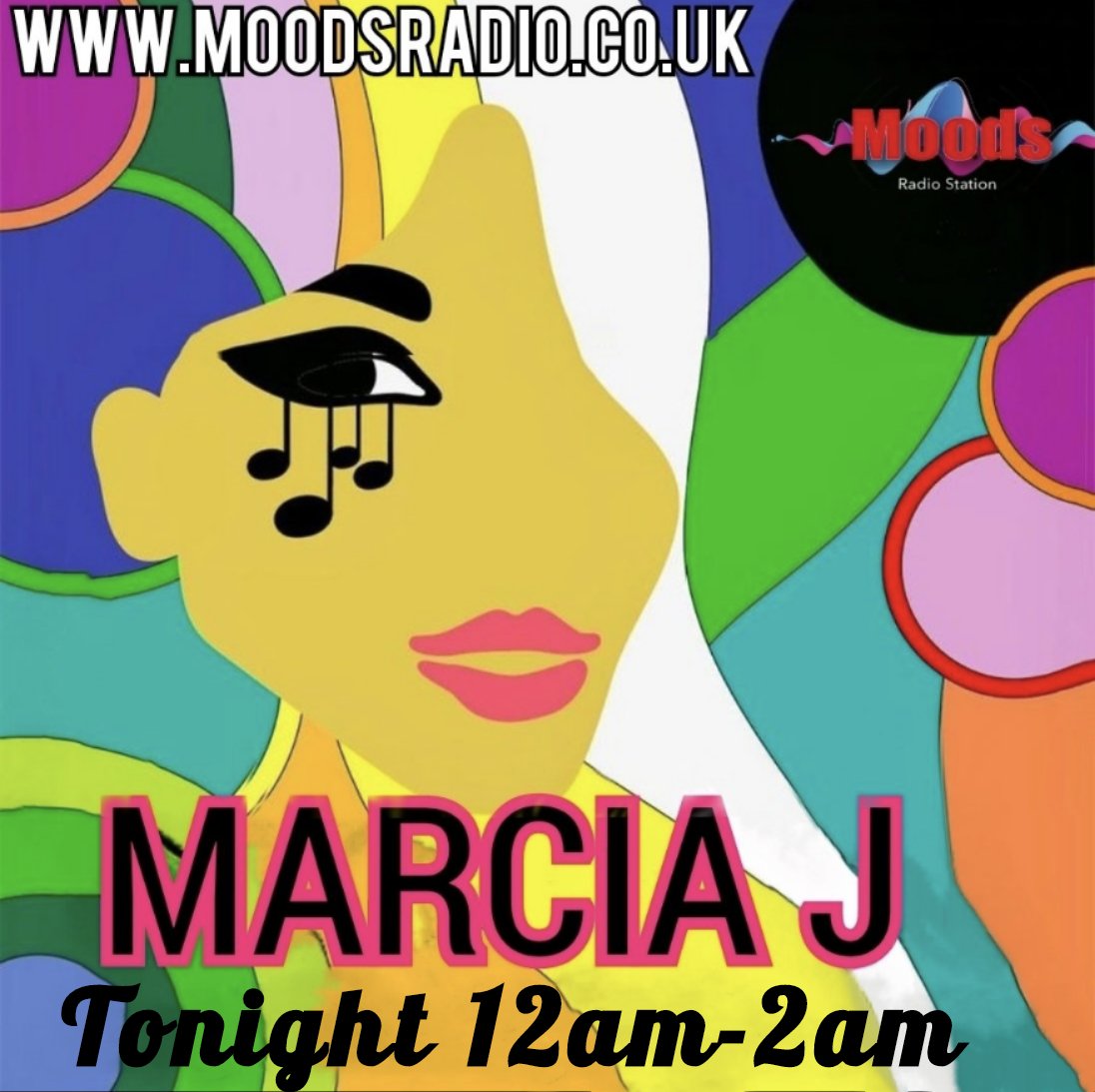 MoodsRadioUK's tweet photo. Next.. 12am-2am π¬π§
Join Selectress Marcia J
#RandB #SlowJams #Soul #OnlineRadioStation #Music #TuneIn #SaturdayVibes #SaturdayNight #SaturdayMood #SaturdayMotivation #Selectress #Rares #Queen #SaturdayVibe #SaturdayFeeling #SundayMorning https://t.co/Bw0ByRXbbC