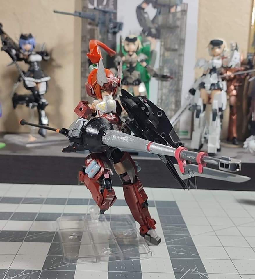 JoePlamoBuilder's tweet photo. My Custom Frame Arms Girl
"Heavy Lancer"
#FAGirls #Framearmsgirl #FAガール #kotobukiya https://t.co/M751MF0GLf
