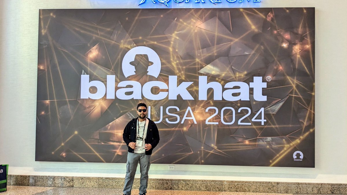 SubediBibek2's tweet photo. I attended Black Hat USA 2024 and it was a great and fantastic time to meet so many Cyber security researchers and Cyber security professionals. I also met with John Hammond and he shared his experiences with me. @_JohnHammond
 @BlackHatEvents
@dondozal #BlackHatUSA2024 https://t.co/4hkvMzfUqn
