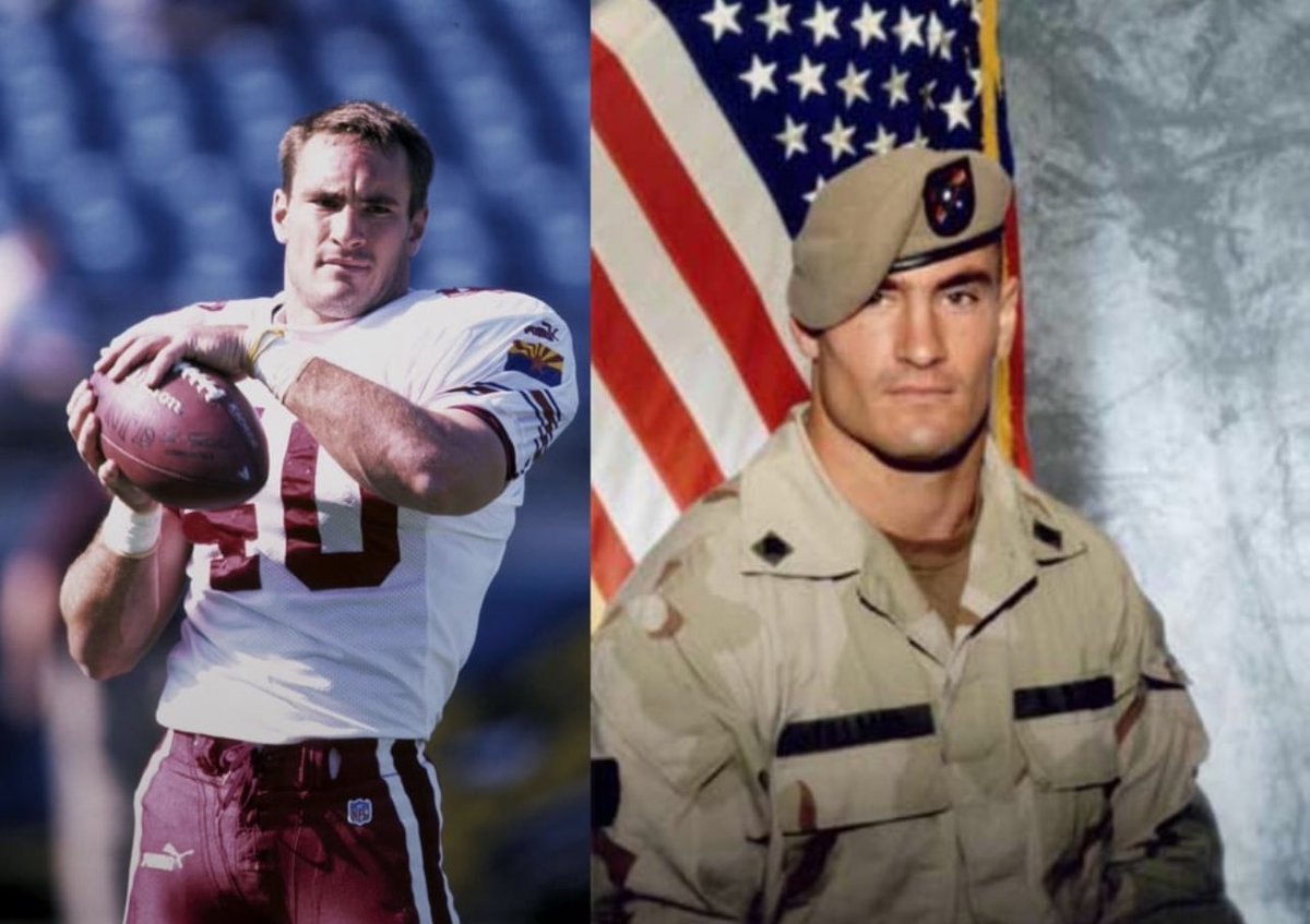 Remembering Pat Tillman, a pro NFL player who abandoned it all to enlist in the U.S Army (75th Ranger Regiment) after the 9/11 attacks happened. Rest easy Hero 🇺🇸