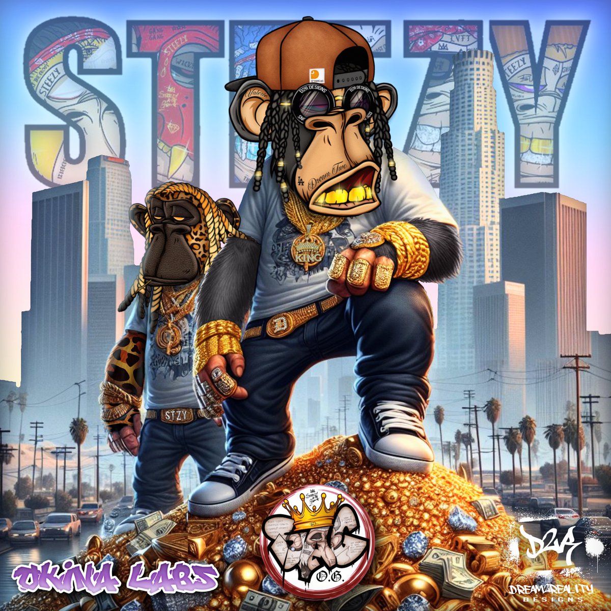D_2_R_Designs's tweet photo. @BryanveeEth @steezyapegang @BoredApeYC I FCKN CONCUR!!!! Show me a better Ape than a @steezyapegang  Ape........
...................Still waiting ⌚ 
#SteezyApeGang #WeAreNotTheSame
#Okina4Life #Dream2Reality #EditKing https://t.co/xtiYga2xm7