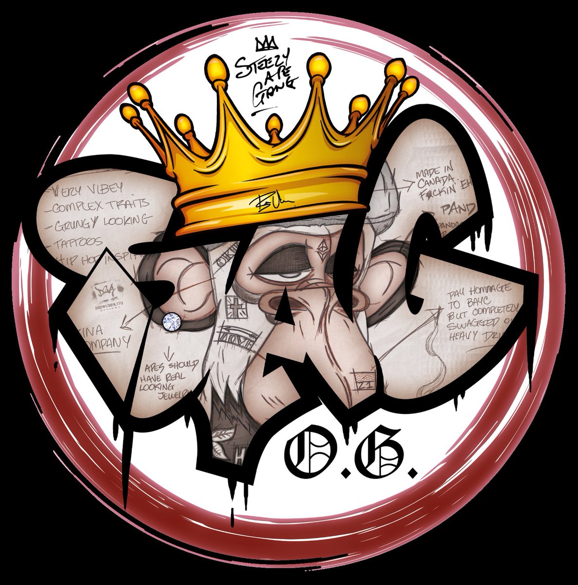 D_2_R_Designs's tweet photo. @BryanveeEth @steezyapegang @BoredApeYC I FCKN CONCUR!!!! Show me a better Ape than a @steezyapegang  Ape........
...................Still waiting ⌚ 
#SteezyApeGang #WeAreNotTheSame
#Okina4Life #Dream2Reality #EditKing https://t.co/xtiYga2xm7
