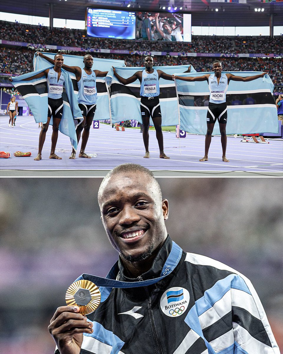 uwimaclarisse's tweet photo. Wabona natwe dukoze akantu i Los Angeles muri 2028…🥹
🥇 Men's 200m
🥈 Men's 4x400m
Botswana have won two medals in a single Olympic Games for the first time in their history.
Botswana yakoze amateka itwara imidari 2.
#GoldenKTechnology
@betPawaRW https://t.co/L02OqX9ysw