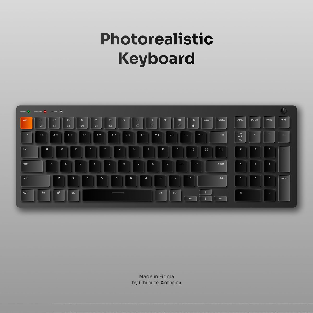KingAbsoIute's tweet image. Ultra High Fidelity Keyboard Design
100% made in @figma
Inspired by @TylerNickerson