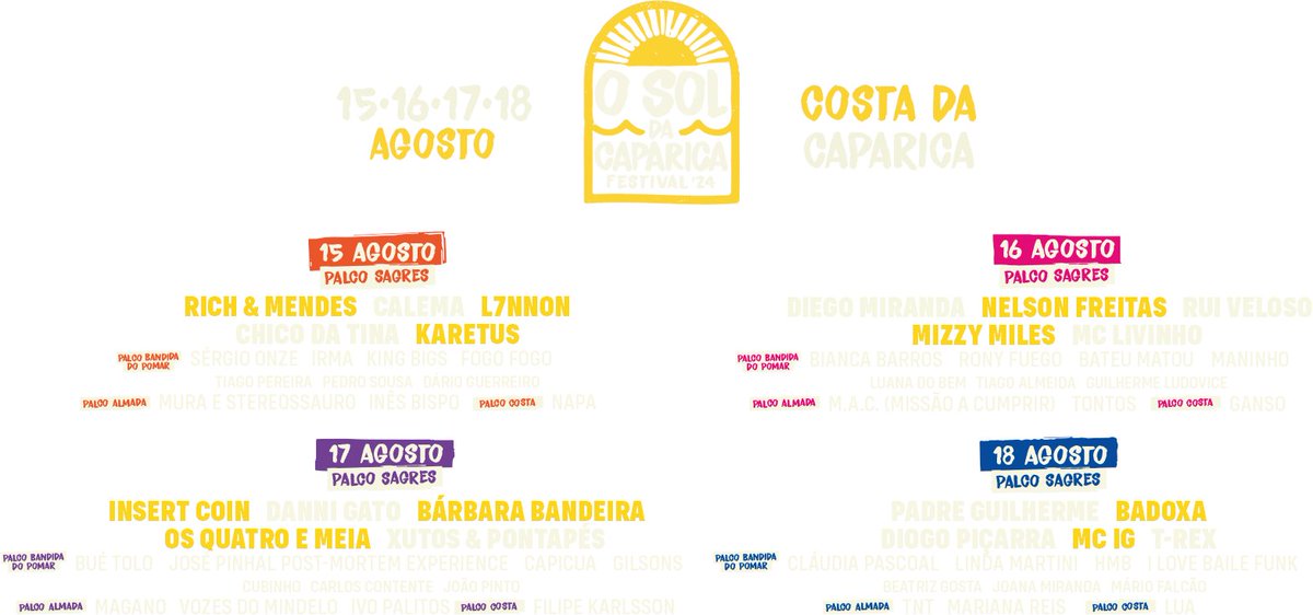 AAproveitem's tweet image. 15/08 - 18/08 Festival O Sol da Caparica - ALMADA
aproveitemavida.weebly.com/setubal-796082…
#festival #sol #caparica #espetaculo #musica #concerto #diversao #animacao #eventos #dicas #APROVEITEM #entretenimento #almada #setubal #Portuguesa
