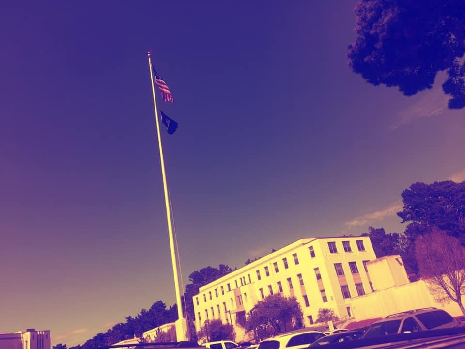 Jacksta's tweet photo. This came up in my memories today. We were at the San Francisco VA, Fort Miley. I miss you darlin. #grief #LossOfSpouse https://t.co/PwYzIey48s