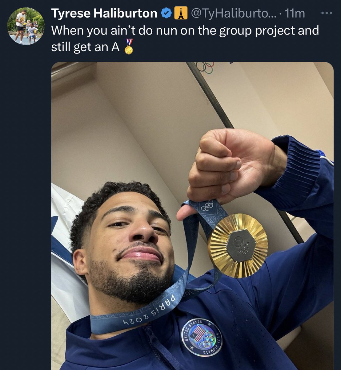 TheHoopCentral's tweet photo. Tyrese Haliburton. 😂 https://t.co/DFZTVwTI72