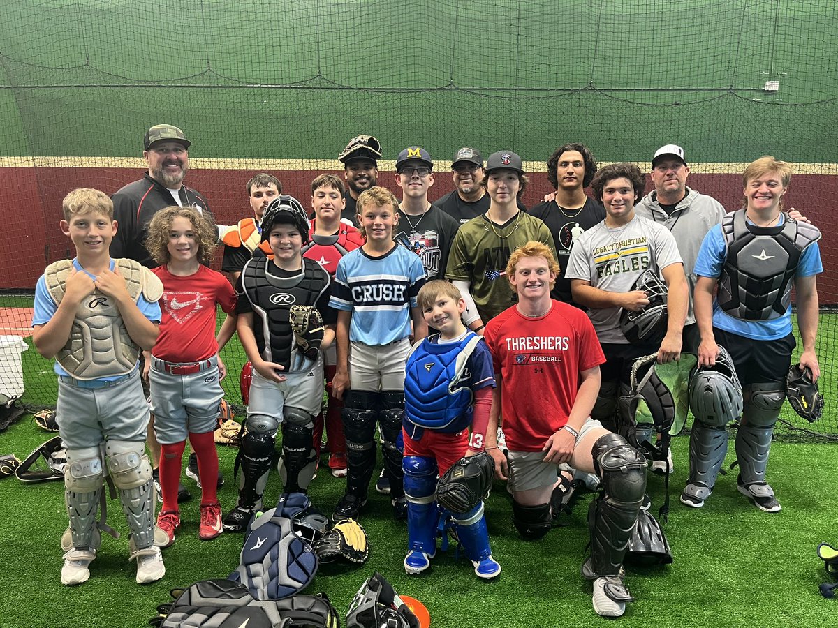 BaseballKeepers's tweet photo. The fourth annual Keeper of The Game / @catching24_7 Doubleheader Clinic was another success❗️ Thank you to @dbatfrisco for the continued support of the event. ⚾️❤️ https://t.co/YWjaHJY81p