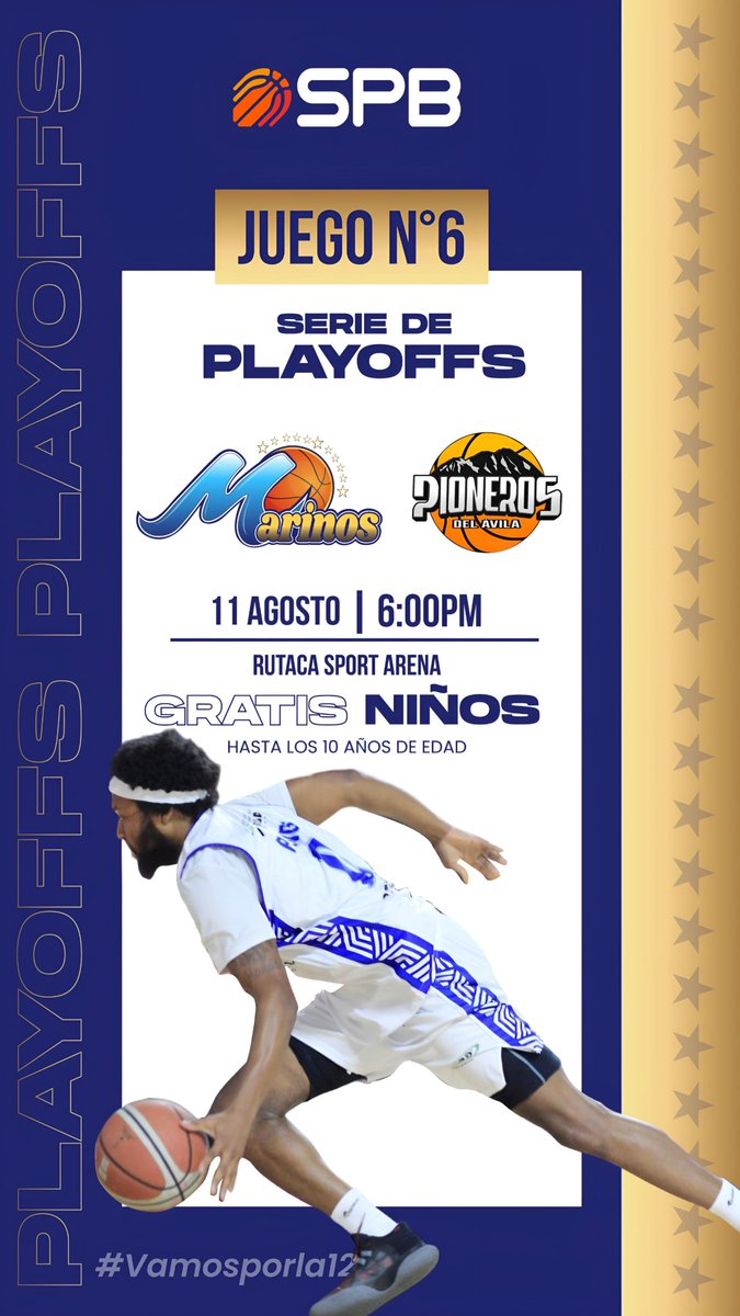 ¡Vamos con todo a la cita #6 de los Playoffs!

Estaremos buscando la victoria para forzar a un 7mo encuentro. 

Los esperamos en el Rutaca Sport Arena de Maturín apoyando al Acorazado Oriental. Compra tus entradas y vive la emoción de la Fase Intergrupos.

#MarinosdeOriente