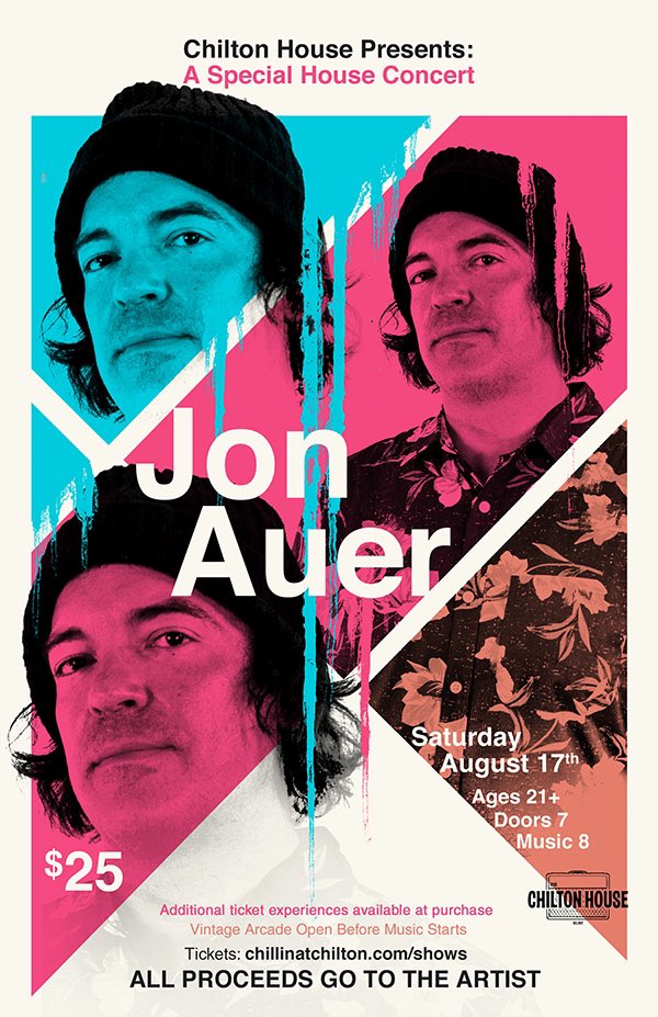 Jon Auer (@jonauer) on Twitter photo ⭐️ONE WEEK FROM TONIGHT⭐️SAT AUG 17 I return to the fantabulous Chilton House AKA <a href="/house_rva/">ChiltonHouseRVA</a> in Richmond, VA!
Seriously, folks: What a place to play/see a show! 🙌🏻
Bonus: owners Angi and Rob are hosts (and people) of the highest order ⚡️
Tickets: m.bpt.me/event/6337476 ⭐️ONE WEEK FROM TONIGHT⭐️SAT AUG 17 I return to the fantabulous Chilton House AKA <a href="/house_rva/">ChiltonHouseRVA</a> in Richmond, VA!
Seriously, folks: What a place to play/see a show! 🙌🏻
Bonus: owners Angi and Rob are hosts (and people) of the highest order ⚡️
Tickets: m.bpt.me/event/6337476