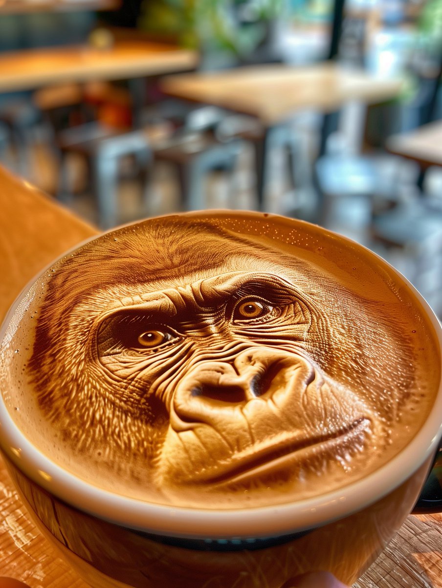 Gornilla Latte 😅🦍☕️