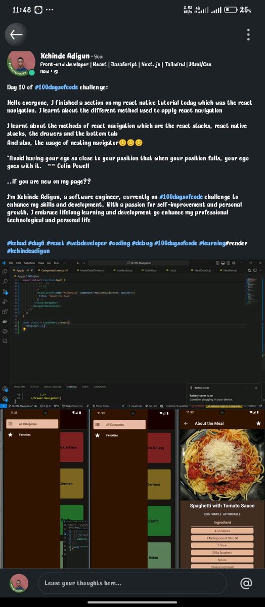 Littlegenius01's tweet image. Day 10 of #100daysodcode

Thank God for grace🙏🙏🙏