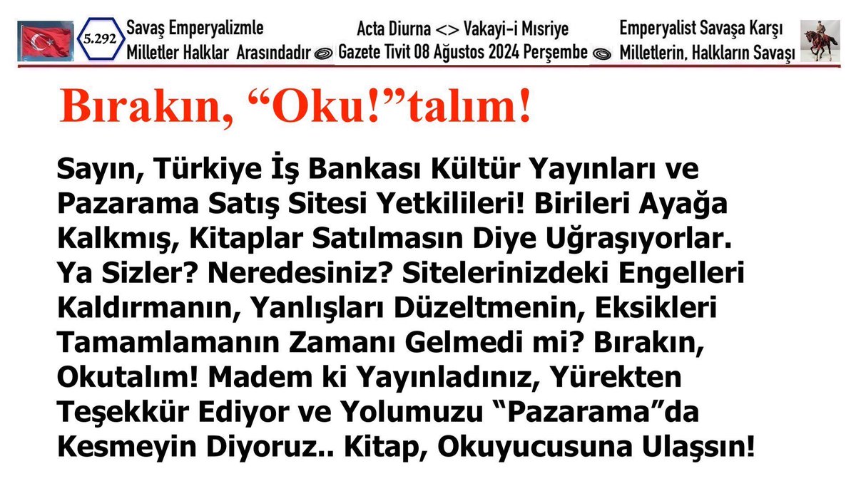 Gazete_Tivit's tweet photo. 10.08.2024_5.289
10.08.2024_5.290
10.08.2024_5.291
10.08.2024_5.292
İnadına #Gazete_Tivit
#Gazte #Sondakika #Haber
<>
#Pazarama Satış Sitesi,#Trendyol
Gibi Pazarlama Siteleri Yanlışlarla Dolu!
#İstanbul #Türkiye #Ukrayna #Rusya
<>
"Şeker de yiyebilsinler"
https://t.co/QAui4gm9Sl https://t.co/oDNfmNmaSt