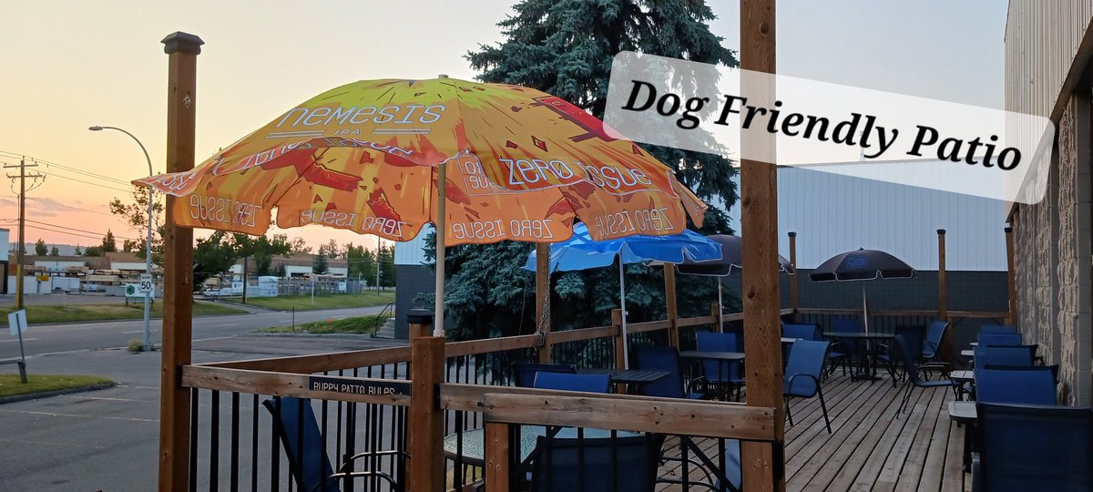 Zeroissuebeer's tweet photo. 🍻Dog Friendly Patio 🍻

All this beautiful sunset needs is you, a cold beer, and your furry friend. Our patio is open during our regular taproom hours, weather permitting, and is always dog friendly.

Cheers!

#zeroissue #zeroissuebrewing #dogfriendly #taproomupdate #patio https://t.co/WLH4tXPDmg