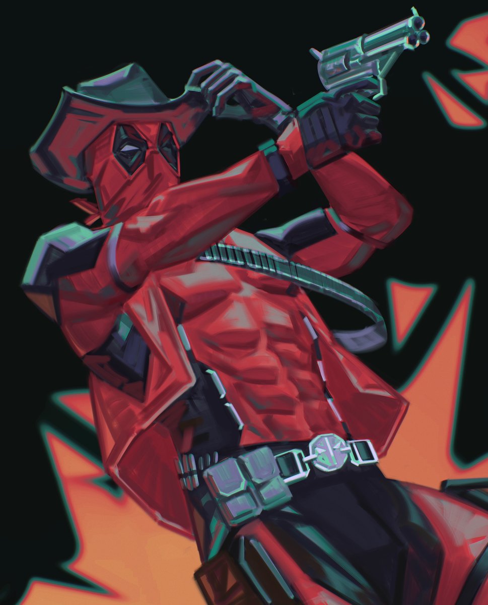 sunnnliwx's tweet photo. cowboy deadpool 🤠 https://t.co/CsGk2ZSalY
