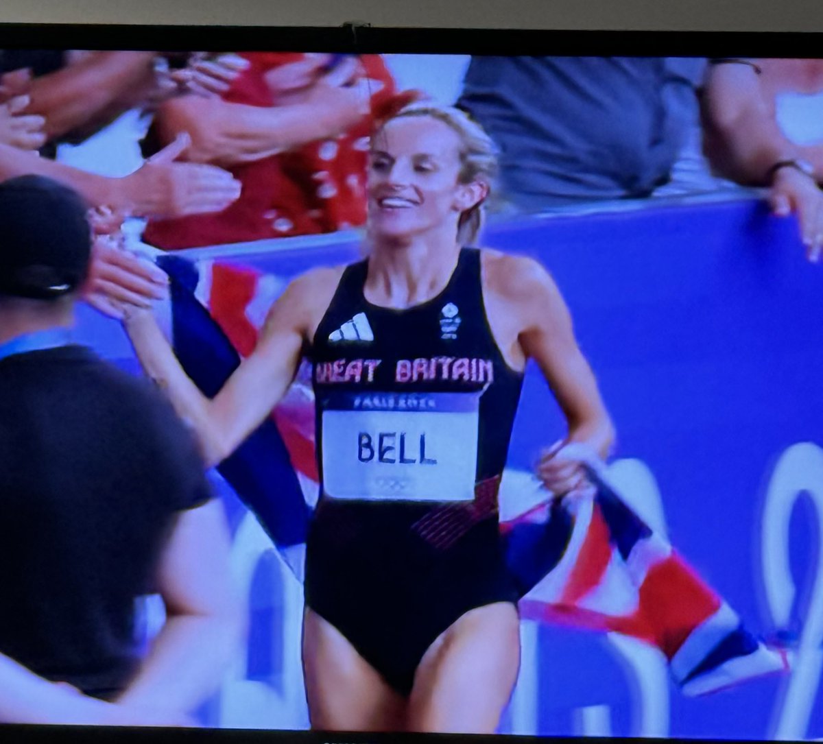 MTSundayExpress's tweet photo. Congratulations to #GeorgiaBell - daughter of Channel 5 political reporter #AndyBell - on her amazing  #bronze medal. What a finisher! That will be #Gold next time round! https://t.co/7u21sWxXvn