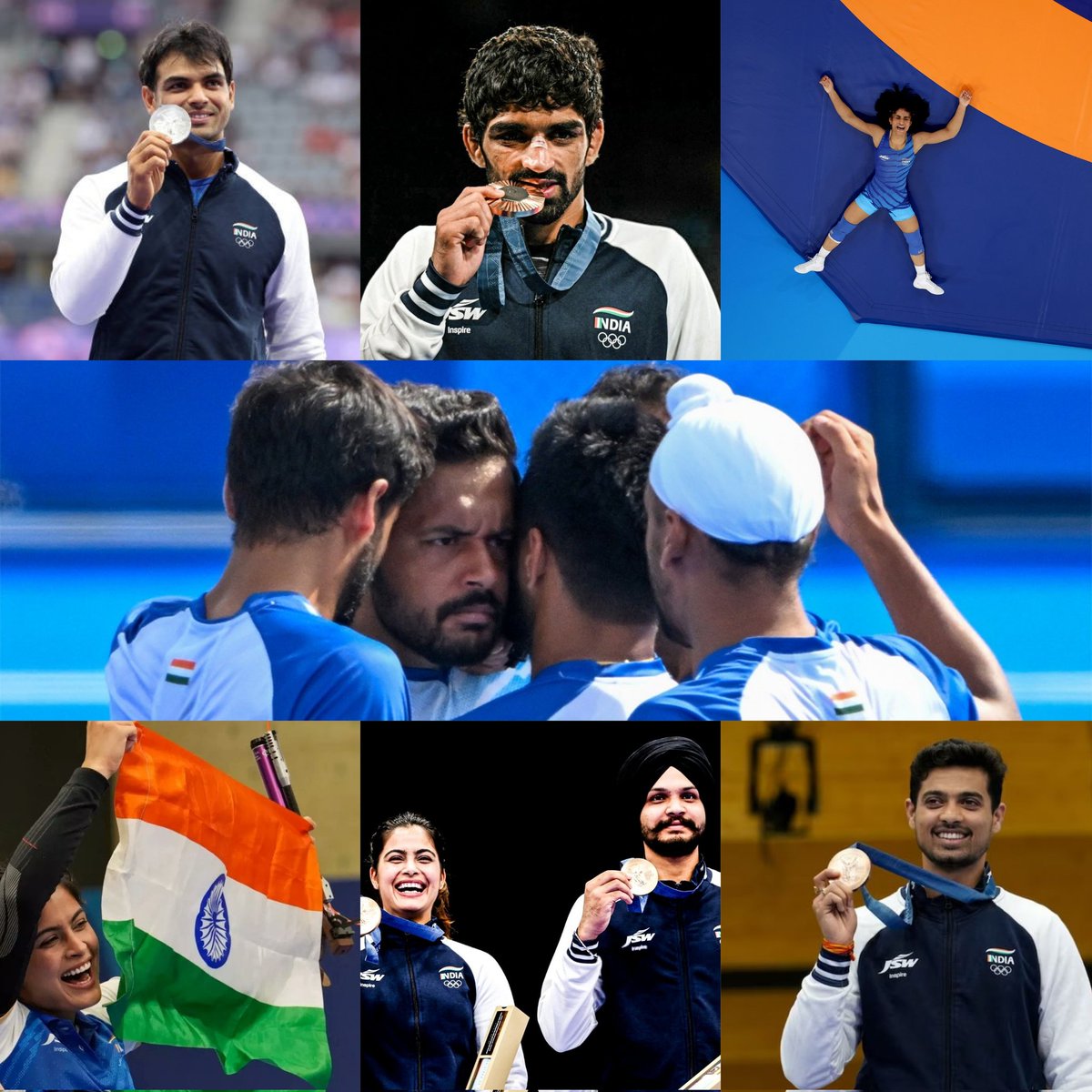 The Superstars of India in Paris Olympics 2024. 🫡