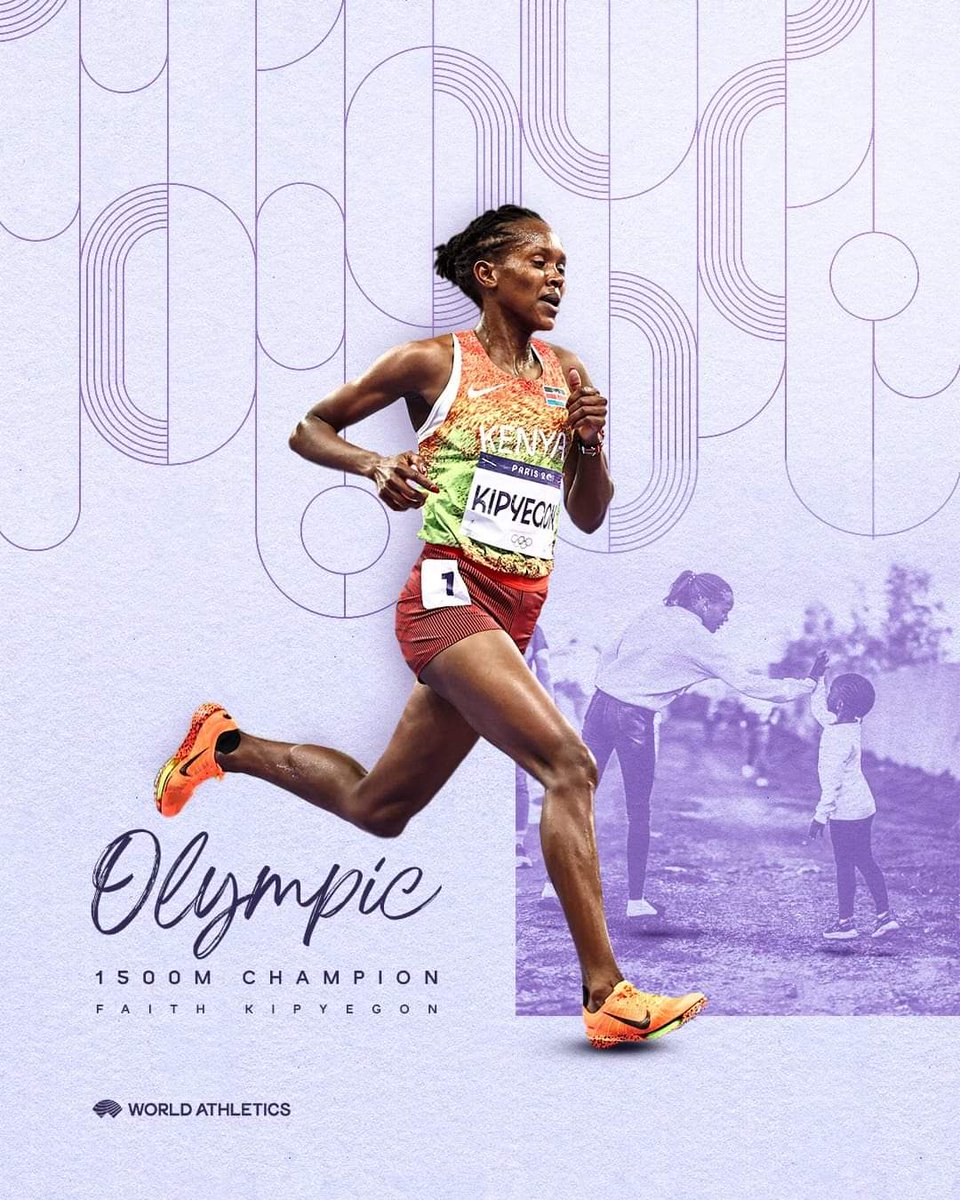 KintetKetukei's tweet photo. Indomitable. Unbeatable queen of our country Kenya 🇰🇪has raised again our flag high , congratulations to our own @FaithKipyegon_ for making it again for Kenya . Congratulations once again https://t.co/7GgtXOyQyX