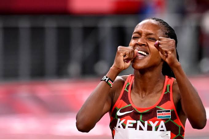 RonoPatrick's tweet photo. You are just the best! Congratulations for the GOLD Faith in the 1500m👏👏👏. Olympics, Paris 2024 https://t.co/FedAjUa0ng