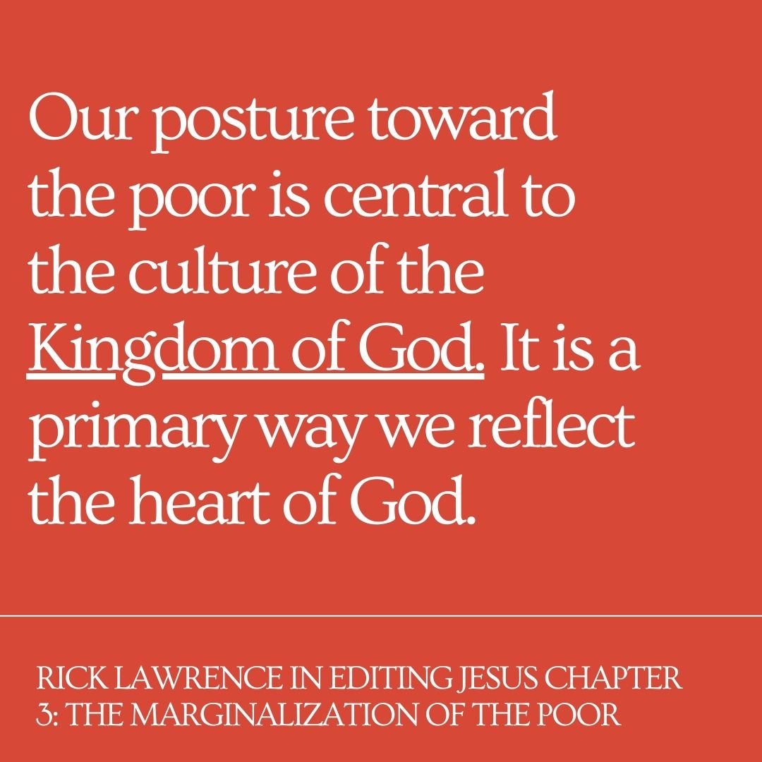 RickSkip's tweet image. “Our posture toward the poor is central to the culture of the Kingdom of God. It is a primary way we reflect the heart of God.”

Order Editing Jesus on Amazon now—then leave a review once you’ve finished it.

a.co/d/iR6lT3r