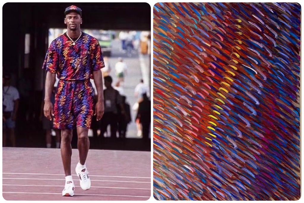 ArtButMakeItSports (@artbutsports) on Twitter photo Icarito, by Abdul Mazid, 2023, 📸 screenshot from The Last Dance, directed by <a href="/jasonmhehir/">Jason Hehir</a> Icarito, by Abdul Mazid, 2023, 📸 screenshot from The Last Dance, directed by <a href="/jasonmhehir/">Jason Hehir</a>