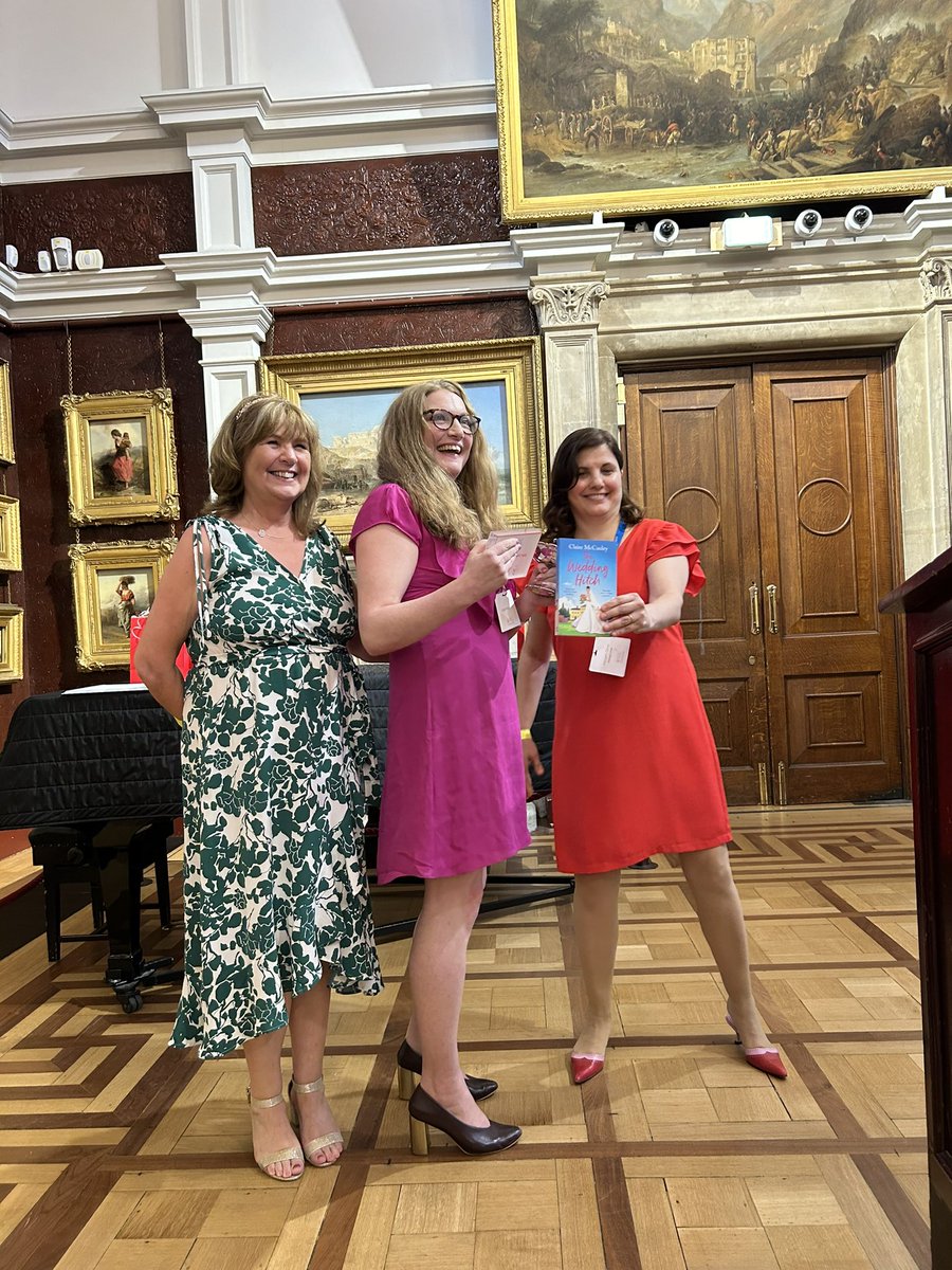 The winner of the Joan Hessayon Award is Claire McCauley with The Wedding Hitch 
#RNAConf24 congratulations Claire