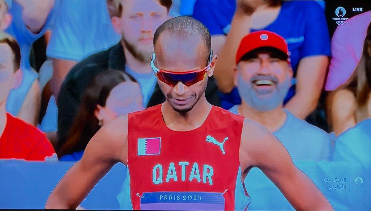 RealMohammedB's tweet photo. Congratulations to Qatar and the Qatari people on Mutaz Barshim’s incredible achievement at the Paris 2024 Olympics! Your determination and excellence continue to inspire the world. Proud of this moment! 🇶🇦

#MutazBarshim #Qatar #Paris2024 #ProudToBeQatari #QatarRising #ArabPride #AthleteOfTheNation #QatariExcellence #Mutaz_بطل_الوطن #باريس2024 #قطر #باريس
#Bronze #OlympicGames #OlympicGamesParis2024