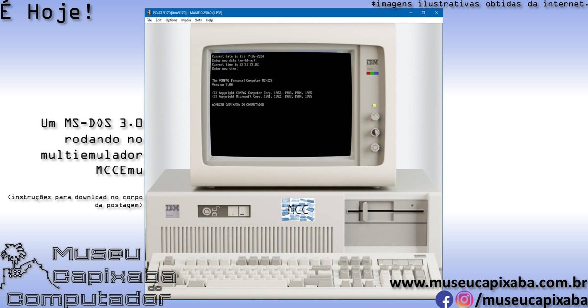 museucapixaba's tweet photo. É hoje!

O sistema operacional Microsoft MS-DOS 3.0 de 1984

Faz 40 anos!

+em https://t.co/8iFJoFuiA8

#MuseuCapixaba #mcc #éhoje #museu #Tecnologia #Microsoft #MSDOS #MSDOS30 #AaronReynolds #MarkZbikowski #FAT12 #FAT16 #IBMPCAT #ATTRIBEXE #KEYBCOM #LABELCOM #SHAREEXE #VDISKSYS https://t.co/95dA13ghw7