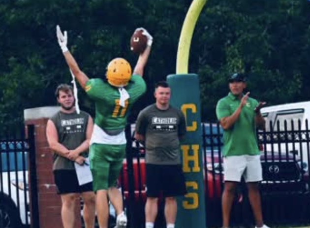 Tyler Brooks (@coachtybrooks) on Twitter photo When preparation meets opportunity good things happen.
<a href="/joshspears_13/">Josh Spears</a> found the end zone last night in his first Catholic game.
Buckle Up 🔰 When preparation meets opportunity good things happen.
<a href="/joshspears_13/">Josh Spears</a> found the end zone last night in his first Catholic game.
Buckle Up 🔰
