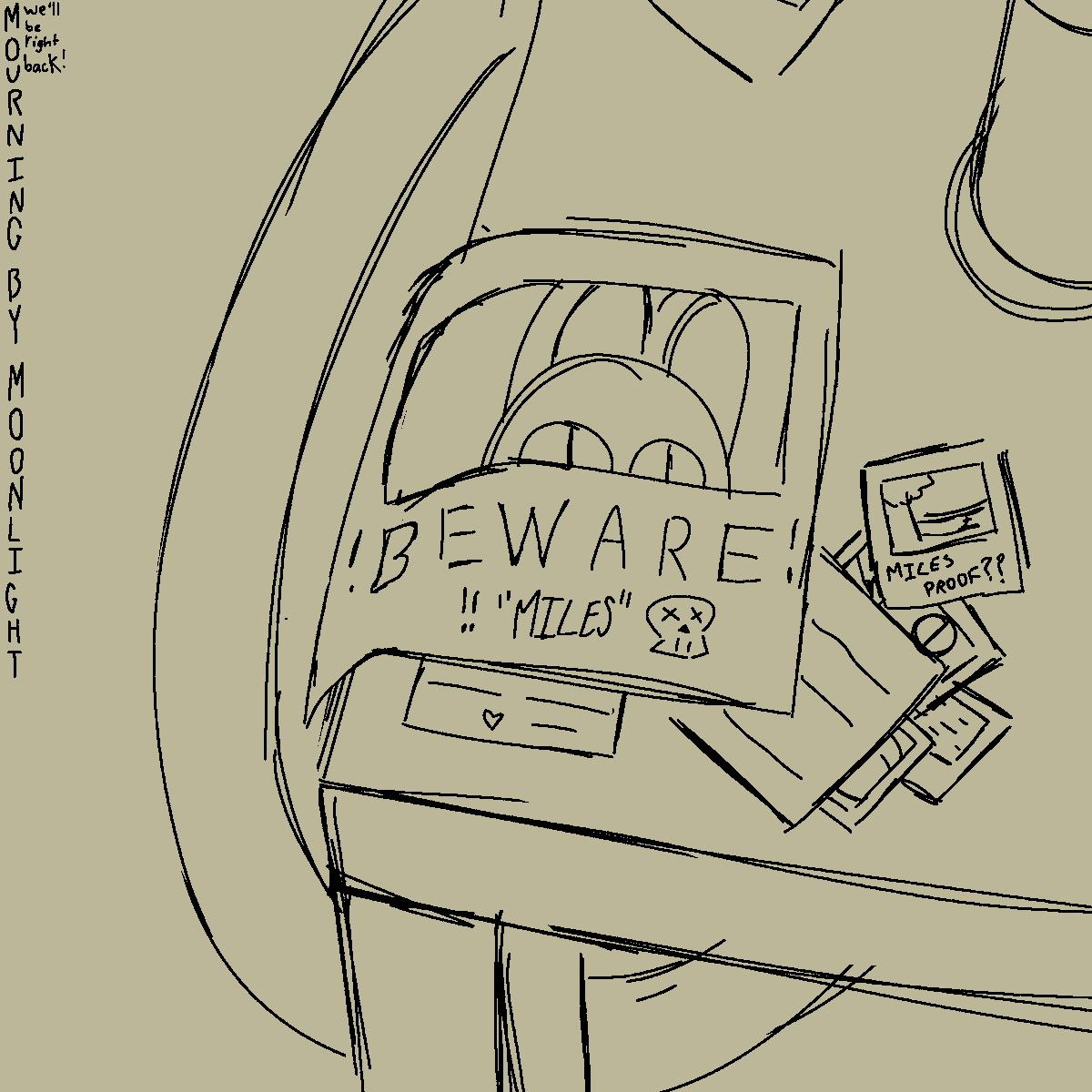 Danecat33's tweet image. Mourning by Moonlight Archives #4: Transmissions
These were some really cool artworks @ApersonTried made depicting Bertie and Miles! Unfortunately, this awesome artwork will go unused, but you might see more of these characters in the future!