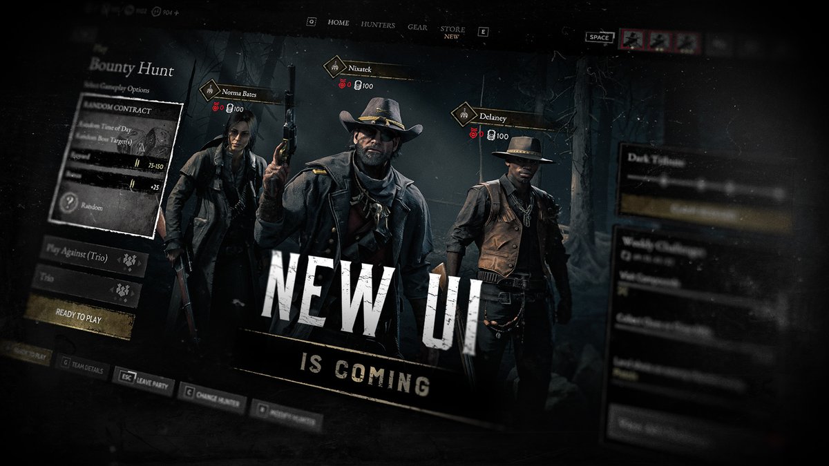 The new UI is on its way!

We shared some details earlier, but it's been reworked from the ground up for a clearer, more straightforward experience. From recruiting Hunters to gearing them up and getting into a Mission, the process has been streamlined for a much smoother result.