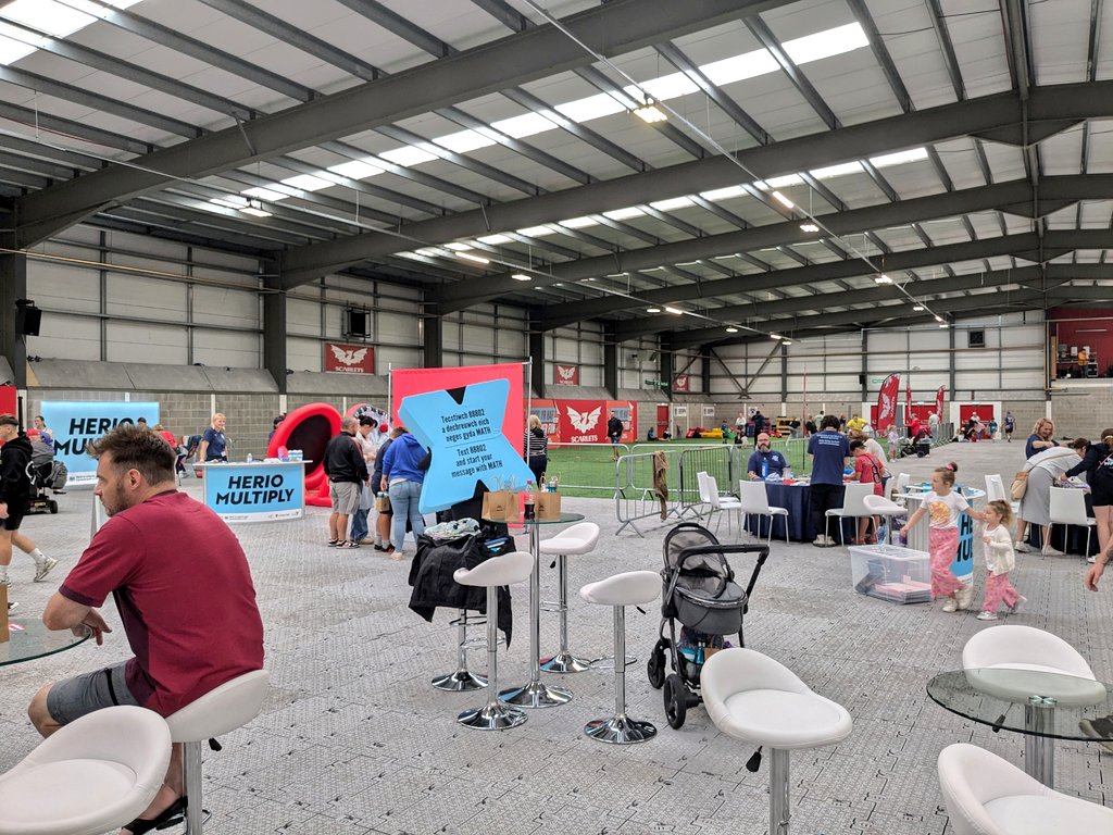 AlexLloyd81's tweet photo. Doing the maths.

A fun family day at @scarlets_rugby for #multiply.

Thanks @ColegSirGar for putting this together and spotted all the @alwcymru branding about. 

#education #EducationMatters #EducationForAll #community #learning https://t.co/dw1kszuvLC