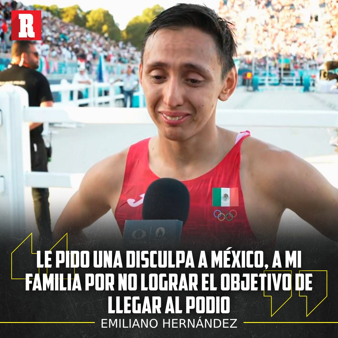 record_mexico's tweet photo. ACÁ NOS QUEBRAMOS TODOS 🥺🥺💔

Luego de su cuarto lugar en Pentatlón Moderno, Emiliano Hernández rompió en llanto y se disculpó con México, amigos y entrenador por no lograr subirse al podio en #Paris2024.

"Nunca lo había dicho, pero esta era la competencia de mi vida. Soñaba con subirme al podio como mi hermano. La responsabilidad es toda mía", dijo para TUDN.🥹