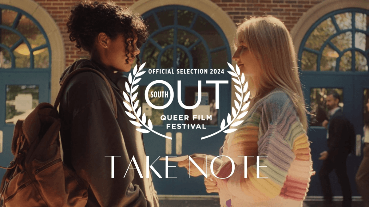Check out "Take Note" at the OutSouth Queer Film Festival this weekend in Durham, North Carolina! Tickets are sold out for the first showing today, but they are still available for Sunday the 11th and Thursday the 15th!