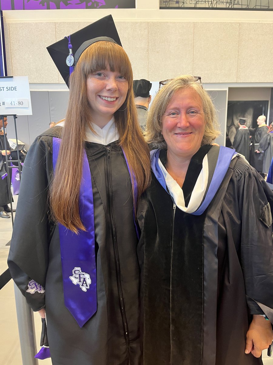 SFAHistoryDept's tweet photo. Congratulations #SFA24 Summer Grads!! We are so proud of all that you have accomplished and will go on to do! #AxeEm #Graduation2024 @CLAASFASU https://t.co/BlkOUVZNXb