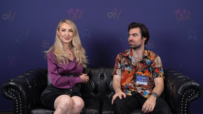 Behind the scenes with amazing creators! 🎥✨ Check out these moments from the interviews. @BaeFight  @femdomBae