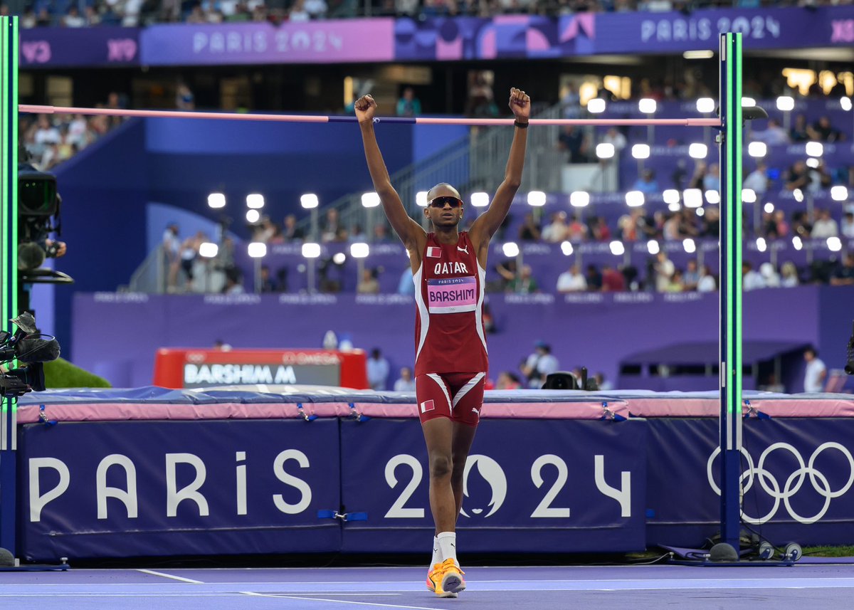 ميداليــة بـرونـزية للأدعــم 🥉🇶🇦

بطلنا العالمي معتز برشم يحقق برونزية الوثب العالي في أولمبياد باريس بارتفاع 2.34 م.

كفو يالأسطورة ، إنجاز تاريخي بتحقيقه الميدالية الأولمبية الرابعة على التوالي . 🥈🥈🥇🥉

مبروك لقطر ولكل العرب 🙌

Bronze medal for Team Qatar 🥇🇶🇦

Our Legend