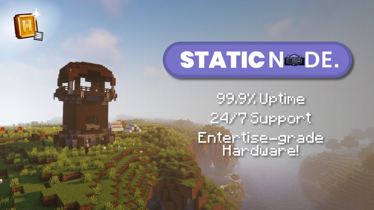 🚀💻 Level up your gaming experience with <a href="/StaticNode/">StaticNode</a>'s high-performance servers!   

Enjoy 99.9% uptime, 24/7 support, and enterprise-grade hardware.   

Get 10% off with code HOME10! 🏡✨  
staticnode.org   

#ServerHosting #Minecraft #GamingCommunity
