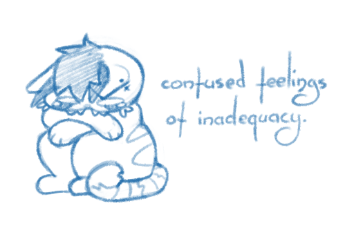 ThatOneKiku's tweet photo. This looks way more dramatic than I'm feeling I promise, just tried to vent a bit.
And then I thought the doodle was too cute to throw away.
Therefore, welcome to twitter, my dramatically confused doodle https://t.co/qbyNmMxzjJ
