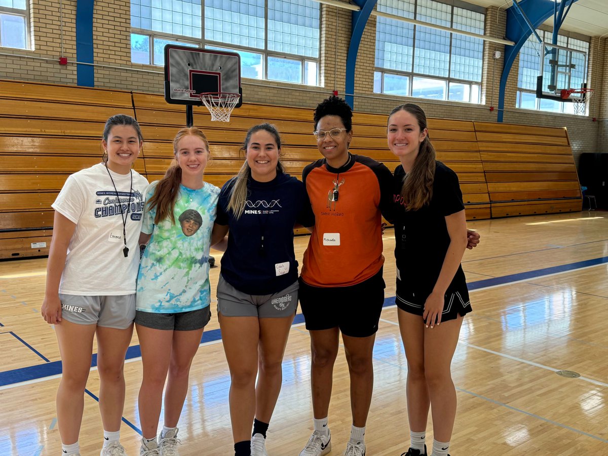 MinesWBB's tweet photo. We’re just a 𝒇𝒐𝒓𝒕𝒏𝒊𝒈𝒉𝒕 away from our high school elite camp!  We’ve got 12 spots left.  Let’s get this camp SOLD OUT & make it a special day!

⭐️ So far we have campers from 6️⃣ different states!
⭐️ Hands on coaching from our staff & all of our players
⭐️ Personal evaluations delivered after camp from our coaching staff
⭐️ Recruiting tips & stories from our current players
⭐️ Experience campus atmosphere while @coschoolofmines is in session
⭐️ Every camper will get a t-shirt or two…or three

⭐️ ⭐️ We hope to sign at least ✌ student athletes from this camp⭐️⭐️

Coaches 🗣️ Send us a DM for a multi-camper discount
Recruits 🗣️ Check your emails this week for more camp information!

💻 https://t.co/3gaDVIQAtC

#HelluvaEngineer #EliteCamp #MaybeWeWillPlayPingPong