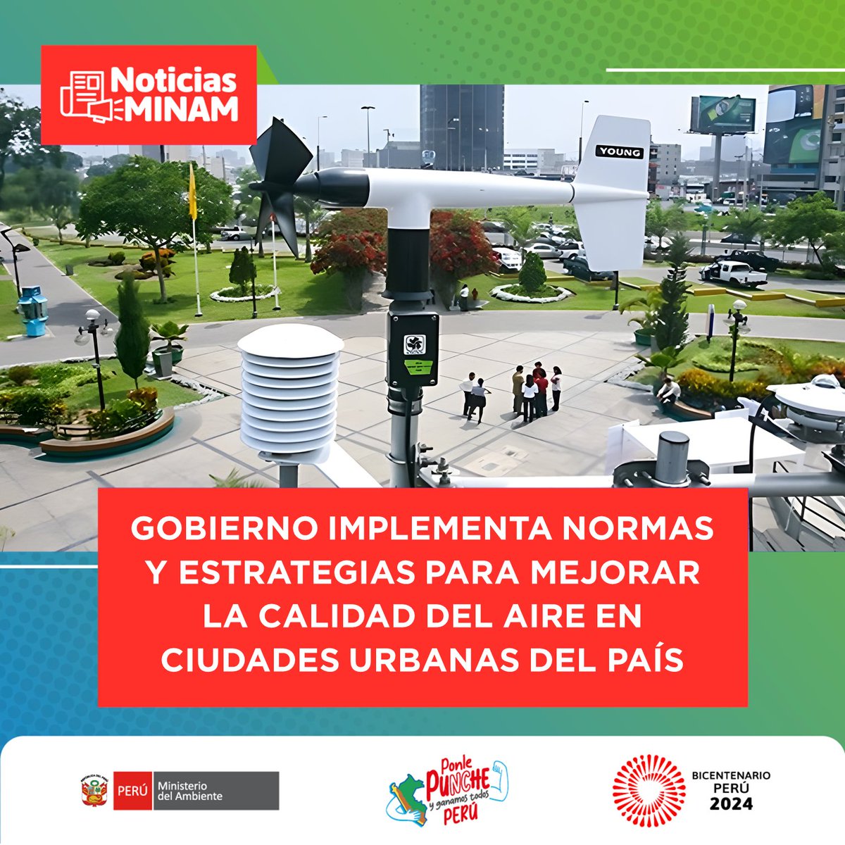 MinamPeru's tweet photo. 📢 #NotasMINAM | El #MINAM trabaja con un enfoque multisectorial y multidisciplinario para concretar las metas trazadas hacia el 2025.
📲 Leer más ➡️ https://t.co/TLT6lfuoDn
#MINAM | #ambiente | #AirePuroVidaSegura | https://t.co/ytYCstCoaE