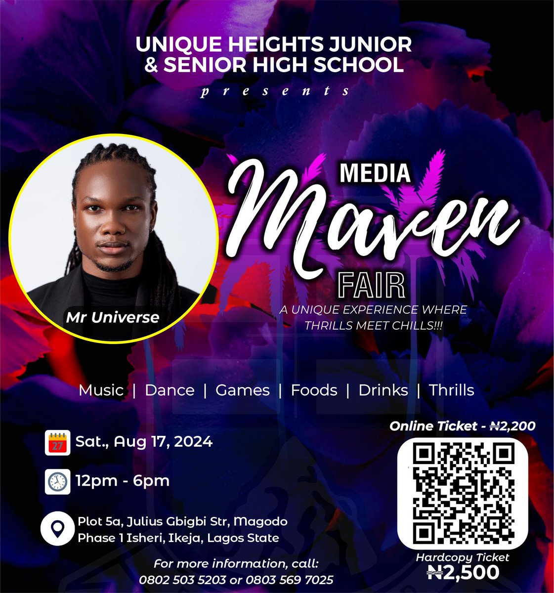 UniqueGOS's tweet photo. Special appearance at the Media Maven Fair 2024 — Our very own Mr Universe Nigeria  @Miicheal.xyz https://t.co/OKNNb9oHWC