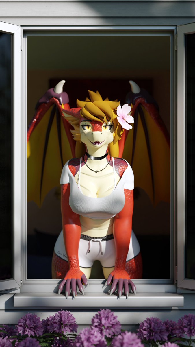 Vinci194's tweet photo. The Dragon next door wonders if you would like to come over for dinner? https://t.co/KaW7Cn5hEB