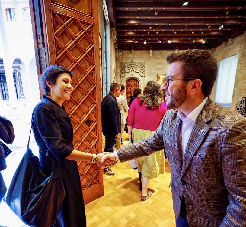 eunicepiula's tweet photo. Honorada d’haver servit al 132è @govern, encapçalat pel MHP @perearagones. Gràcies president! per la visió i valentia d'apostar per la @igualtatcat entre les 8 milions de persones de la #CatalunyaSencera 1/ https://t.co/Cxl4Tgnqa5
