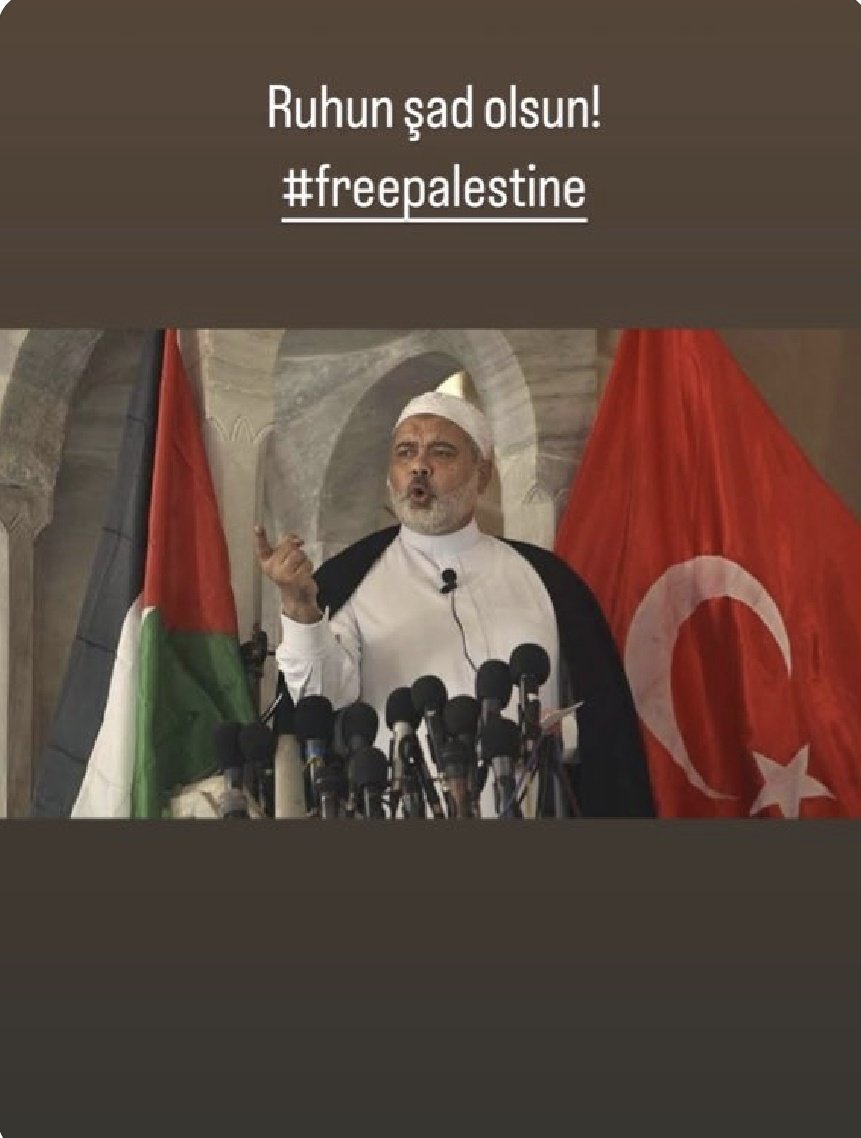 Bir İsmailimiz gider ama bin İsmail olarak çıkarız karşınıza.

Ölümden korkan siz kafirler, ölümden korkmayan Allah erleri karşısında yok olmaya mahkumsunuz...

Şehadetin mübarek olsun Ey İsmail...

#freepalestine