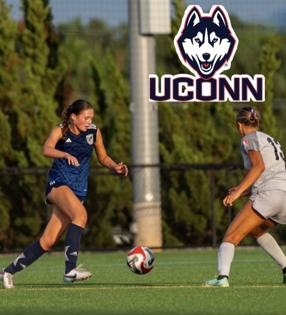 MontanoAnya's tweet photo. It's been a few days now, but I can't stop smiling! I'm so happy to have verbally committed to @UConnWSOC and want to (once again!) thank the coaching staff at UConn for believing in me &amp; giving me this AMAZING opportunity! Can't wait to be a Husky! Class of '30💙🐺 https://t.co/3DMHSeAaqB