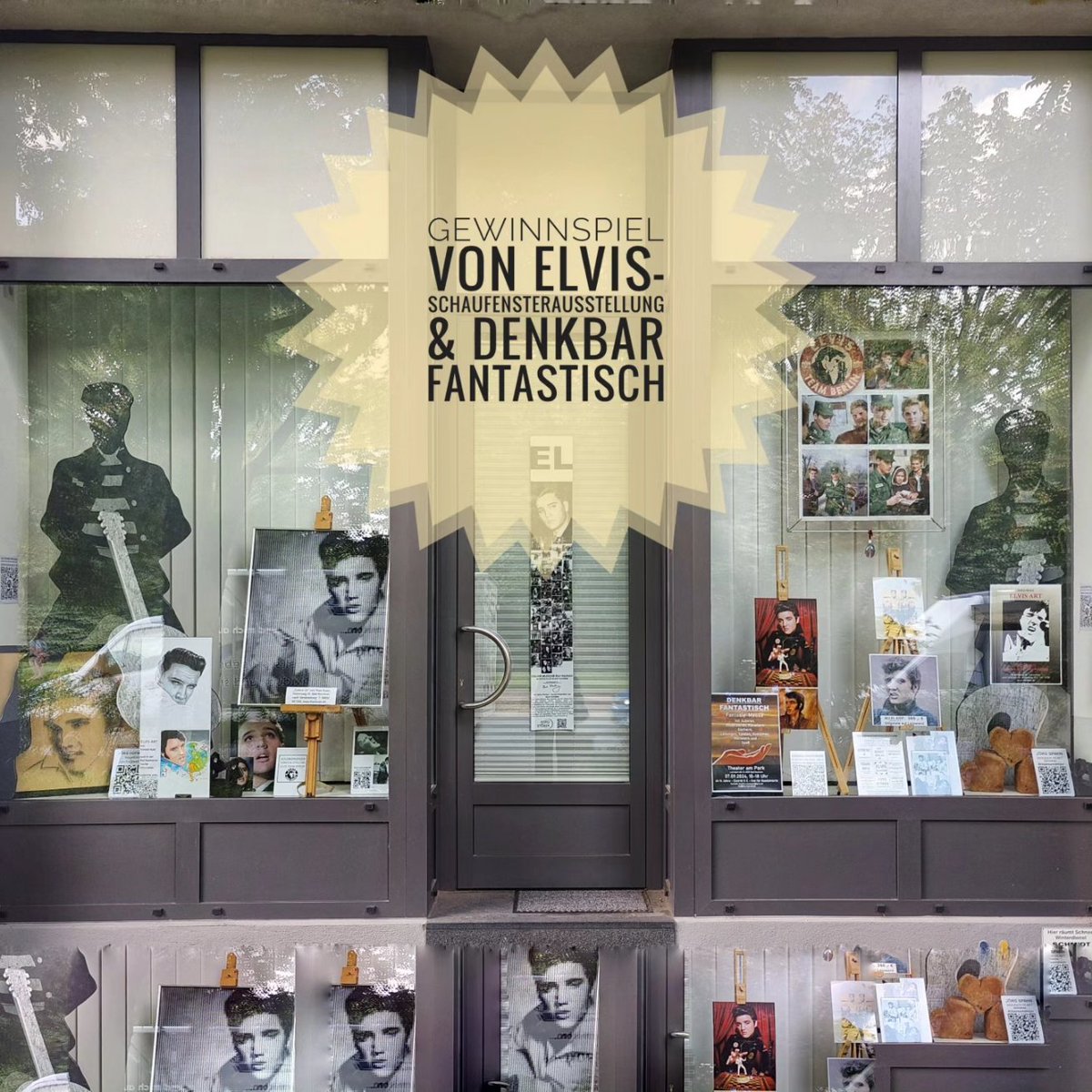 vanOoyenBeatrix's tweet photo. Feiern und gewinnen mit der Elvis-Schaufensterausstellung &amp; der Fantasy-Messe / Bad NauheimCon DENKBAR FANTASTISCH https://t.co/KExftpKm4F
