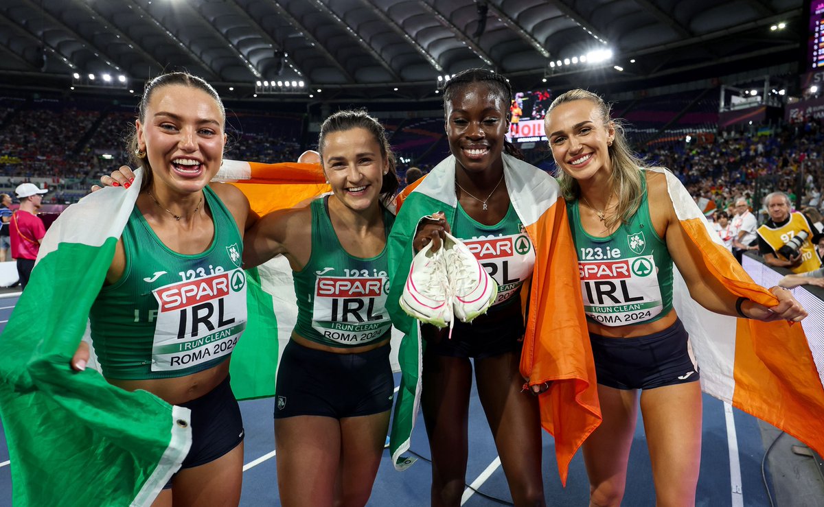 Ireland have finished in fourth place in the Olympic women’s 4x400m relay final, agonisingly close to a medal!

Sophie Becker, Rhasidat Adeleke, Phil Healy and Sharlene Mawdsley shatter the national record. A brilliant effort!