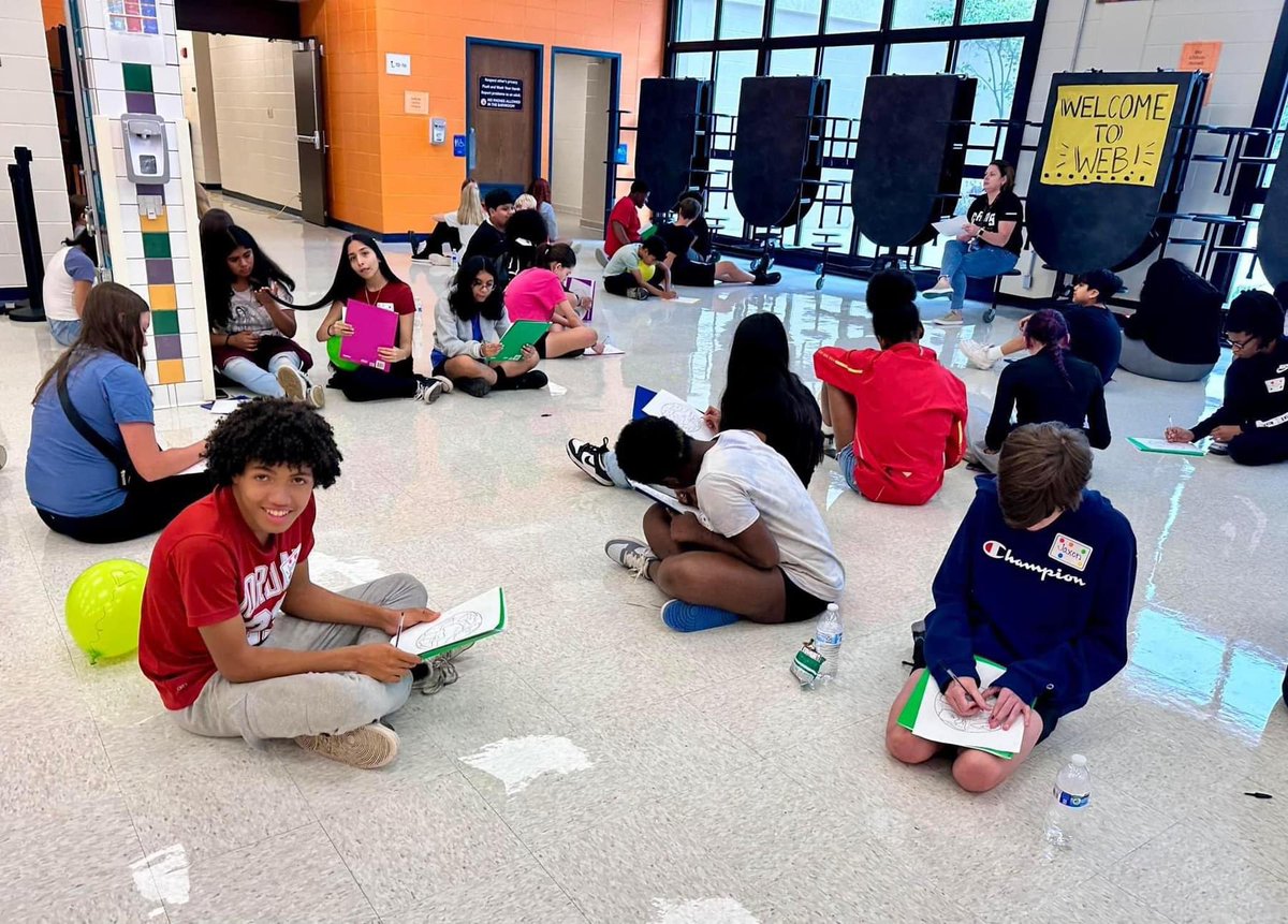 <a href="/DeKalb428CRMS/">Clinton Rosette MS</a> 8th grade WEB leaders spent two full days training to be ready to support their 6th grade buddies! We are so proud of your hard work. You will be amazing mentors for them. Thank you to the WEB coordinators for your time &amp; energy as well! #leadership #relationships